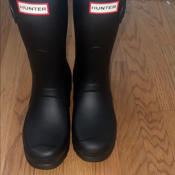 Hunter original short boot black 8 fits like 8.5 - Picture 2 of 7